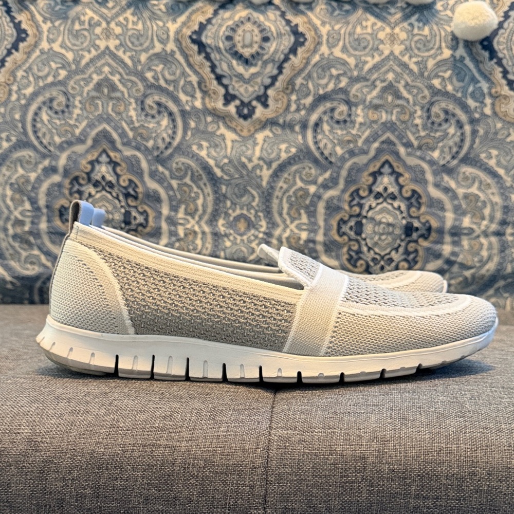 Cole Haan Women's Light Gray Slip-On Sneakers - Picture 4 of 6